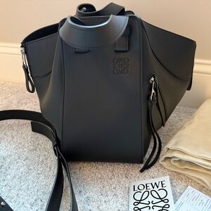 Loewe small Black calf leather Hammock Crossbody Bag